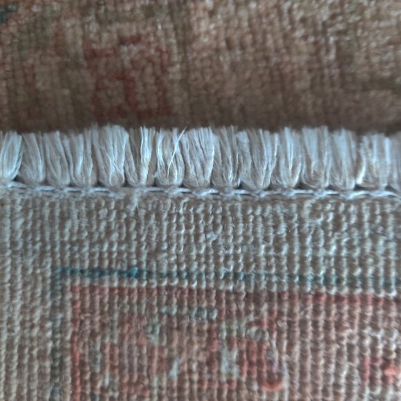 Indo Oushak Vintage Rug 66"x 94" Hand-Knotted Traditional | 100% Wool - Picture 12 of 16